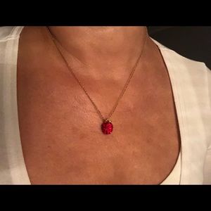 Kate Spade Red Apple necklace